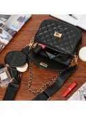 Černá crossbody kabelka Versoli