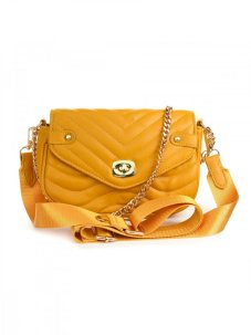 Žlutá crossbody kabelka Versoli