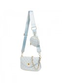 Světle šedá crossbody kabelka Versoli
