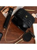 Černá crossbody kabelka Versoli
