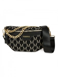 Černá crossbody ledvinka Versoli