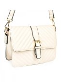 Ecru crossbody kabelka Versoli