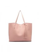 Růžová shopper kabelka Miss Lulu