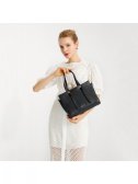 Černá stylová kabelka Miss Lulu