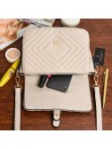 Béžová crossbody kabelka Versoli