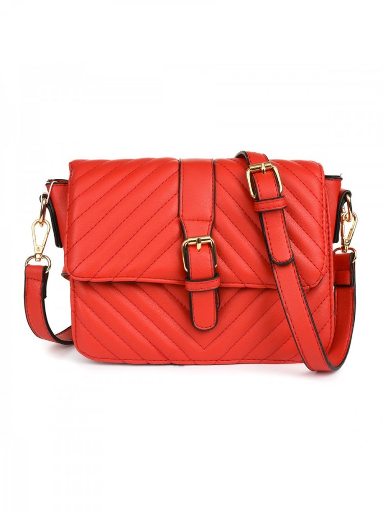 Červená crossbody kabelka Versoli