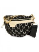 Béžová crossbody ledvinka Versoli