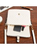 Ecru crossbody kabelka Versoli
