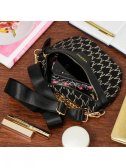 Černá crossbody ledvinka Versoli