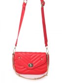 Červená crossbody kabelka Versoli