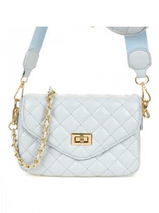 Světle šedá crossbody kabelka Versoli