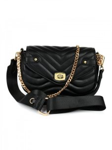 Černá crossbody kabelka Versoli