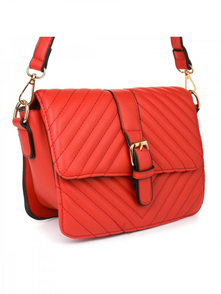 Červená crossbody kabelka Versoli